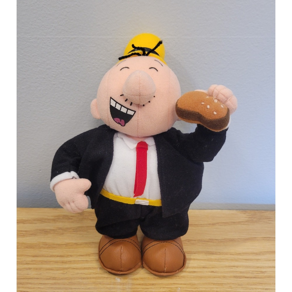 Vintage 1999 CVS Stuffins Popeye J Wimpy 8" Plush Limited Edition Hamburger Toy